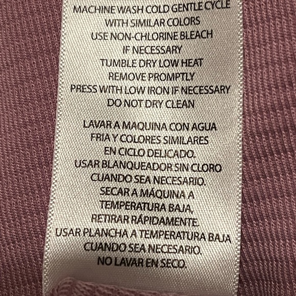 Seg’ments Womens Textured V-Neck 3/4 Sleeve blouse -Medium - Picture 7 of 7